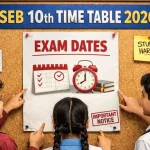 BSEB 10th Time Table 2026